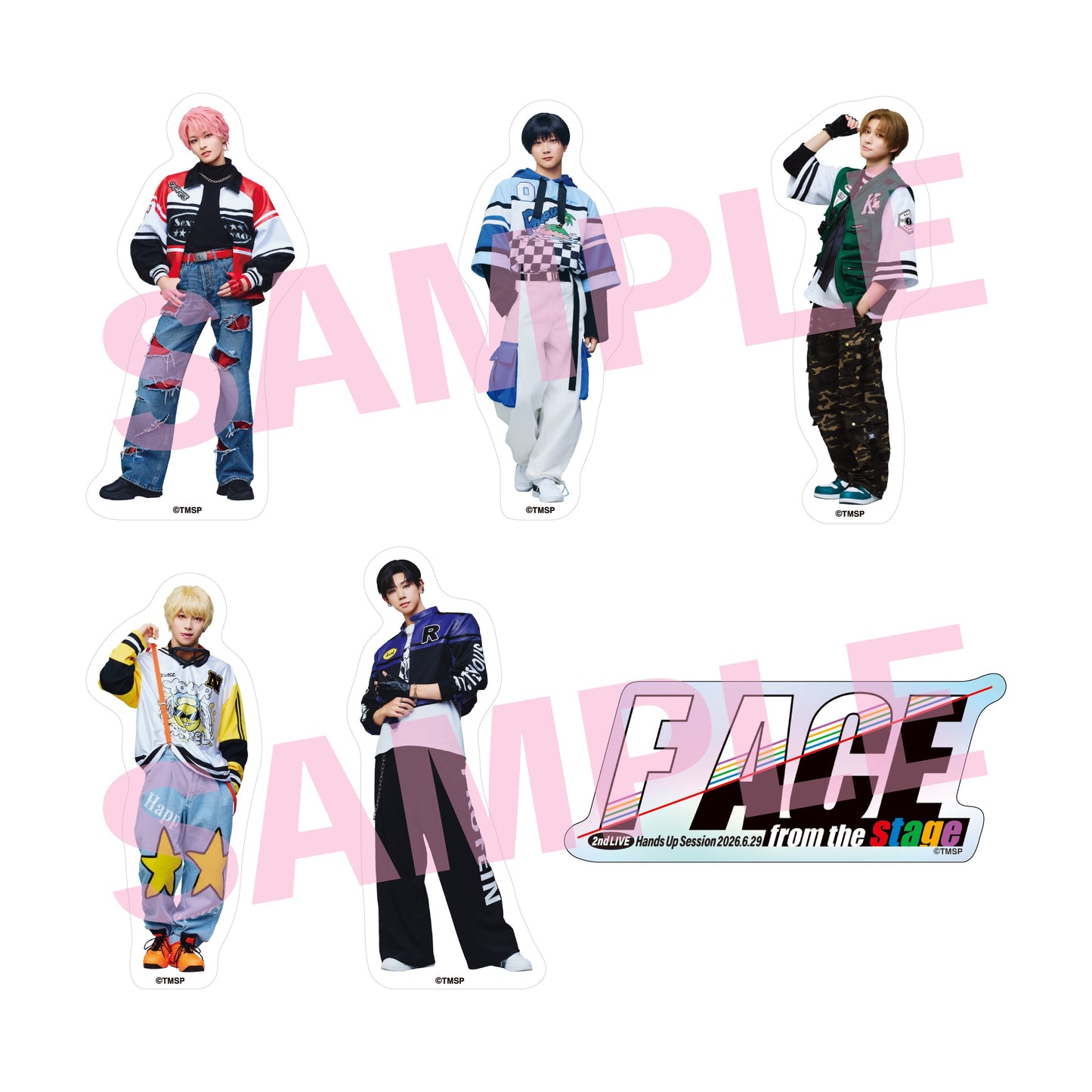 「多聞くん今どっち！？」THE STAGE　ステッカーセット　Hands Up Session Ver.